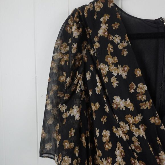 Tommy Hilfiger Plus Chiffon Floral Midi Dress Size 16W - Picture 6 of 14